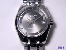 Tissot Powermatic 80 Auto Wristwatch 34mm Case 16cm Leather Band Vintage
