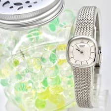 Seiko Credor Women's Watch Silver 4J81-5040 Unused Battery