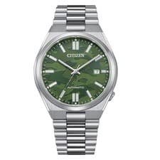 Citizen Tsuyosa Green Camouflage Dial Men’s Watch NJ0159-86x