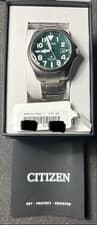 Citizen Promaster Tough Green Dial bn0241-59w Solar Eco Drive 200m