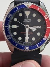 Seiko SKX009J1 7s26-0020 Diver's 200m with new, upgraded NH36 automatic movement