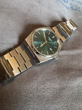 Tissot PRX SWISS Quartz Green Dial Stainless Steel Men's Watch T1374101109100