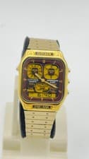 1982 Citizen Robot Face 8943-083661 Digi-Ana Quartz Watch Japan Vintage Working
