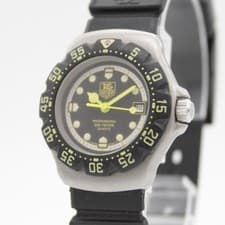 [NEAR MINT] TAG Heuer Formula 1 376.508 Black Dial Quartz Watch From JAPAN Z107