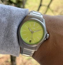 Oris ProPilot x Kermit Titanium 5 Days 0140077787157, Box+ Papers ‘The Muppets’