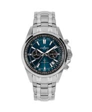 JACQUES LEMANS Men Analog Quartz Casual Watch Classic Dress Blue Dial Waterproof