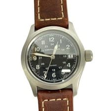 Hamilton Quartz Watch Khaki Field Khaki Case 3 5 cm Model Khaki Mens Watch