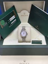 Rolex Datejust 179174 Jubilee Bracelet with Fluted Bezel 26mm Box & Papers White