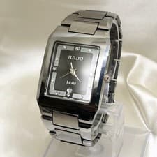 RADO Jubilee Quartz Date Watch 2.8cm Stainless Steel Band Excellent Condition