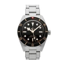 Tudor Black Bay 58 Steel Auto 39mm Black Dial Riveted Bracelet Watch 79030N