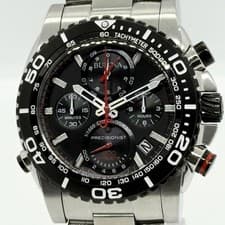 Bulova Precisonist 200m Black Quartz Men's Watch Used FROM JAPAN