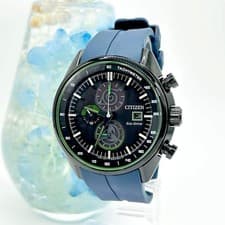 Citizen Eco-Drive Limited Kakashi Solar Watch Black/Green Women Used Authentic