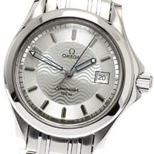 OMEGA 2571.31 Seamaster 120 Date Quartz Ladies Watch From Japan G0419