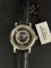 New EPOS Emotion Moon phase 24H Globe 339024HBK Automatic with box and warranty.