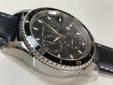 Hamilton Jazzmaster H375120 Black Dial Quartz Men's Watch Used Working #06