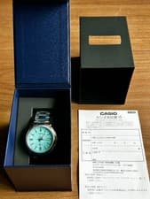 CASIO COLLECTION MTP-1302D-2A2JF Turquoise Blue Men's Watch New From JAPAN