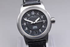 [ Near MINT ] Oris Big Crown 7501 Date Day Black Dial Automatic Men's From JAPAN