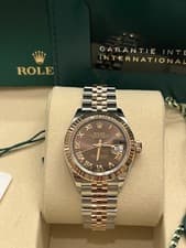 NEW APRIL 2026 Rolex Datejust 279171 Chocolate Roman Jubilee Rose Gold 28mm
