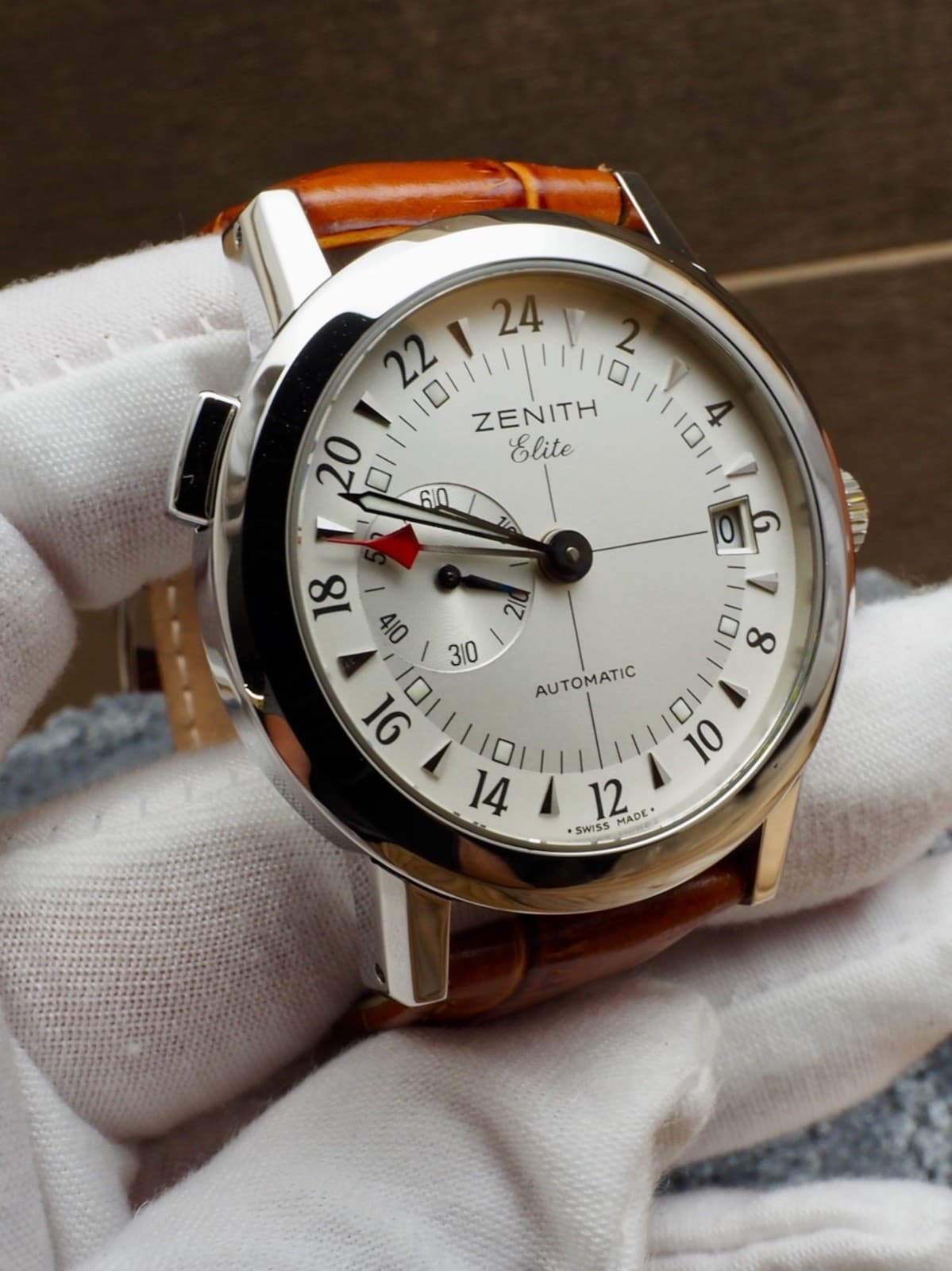 Zenith Elite Port Royal V Steel 39mm 88% LNIB Discontinued 01102.0451.682