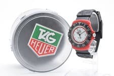 [Exc+5 / Box] TAG Heuer Formula 1 385.513/1 Red White Quartz Men's Watch JAPAN