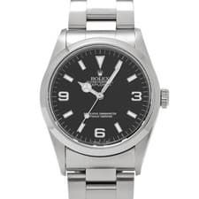 ROLEX Explorer 14270 black WATCH 726196