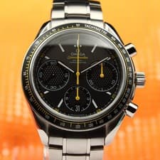Omega Speedmaster Racing 40mm Grey Dial Yellow Accent Chrono 326.30.40.50.06.00