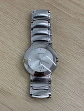 RADO DiaStar Silver Fudo Quartz Watch Elegant Unisex Used