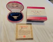 Vintage Benrus Deluxe 10K RGP Rectangular Fancy Lugs Manual Wind Men's Watch