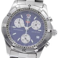 TAG HEUER 2000 series CK1112 Chronograph Navy Dial Quartz Men's Watch_949149