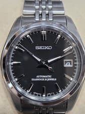 Seiko Spirit Men's Black Watch - SCVS003