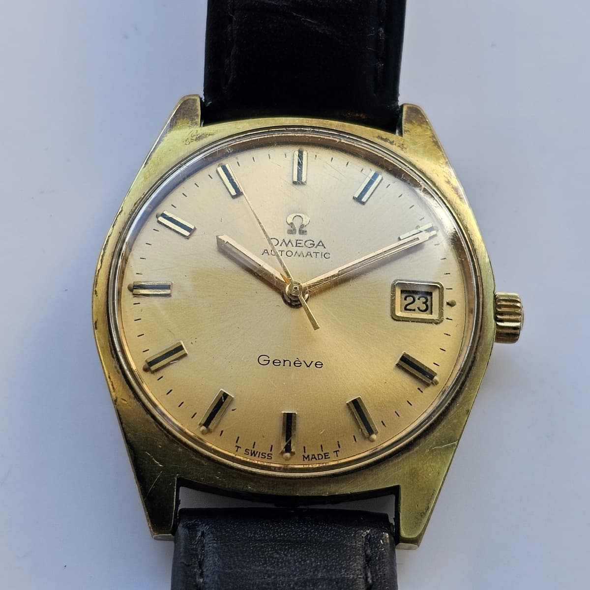 Vintage Omega Geneve Automatic Men's Wristwatch Ref 166.041