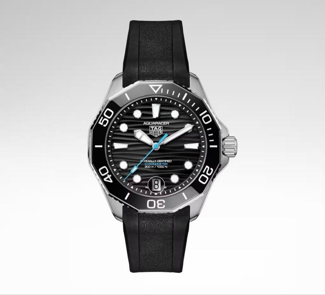 TAG Heuer Aquaracer Professional 300 Automatic Rubber Band Watch