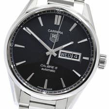 TAG HEUER WAR201A 1 Carrera Caliber 5 Day Date Automatic Men s 936350 Used from