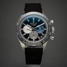 Zenith El Primero Chronomaster Sport 41mm Black Dial Full Set Mint