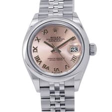 ROLEX Lady-Datejust 28mm Stainless Steel Pink Dial 279160