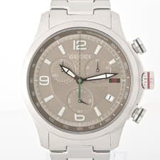 Gucci G Timeless Chronograph YA126289 126.2 Brown Quartz Item Number Used TOMI-0