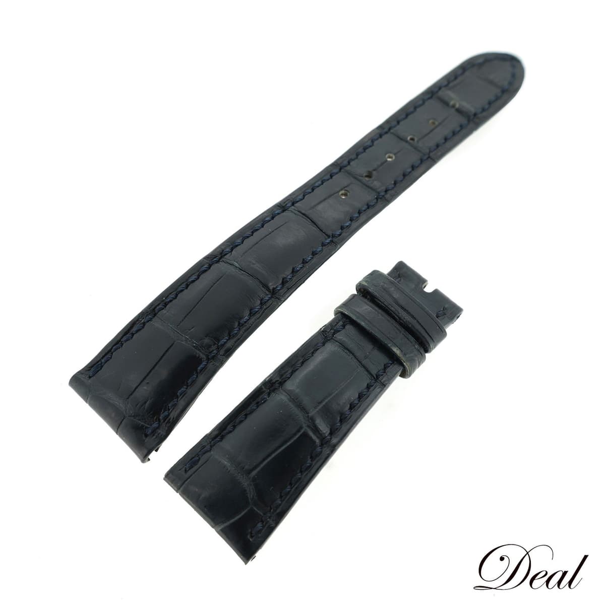 Patek Philippe Navy Leather Watch Strap 21mm Lug Width Used