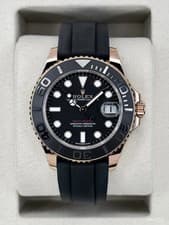 NEW 2026 Rolex Yacht-Master 37mm 268655 Rose Gold Black Dial (STICKERED)