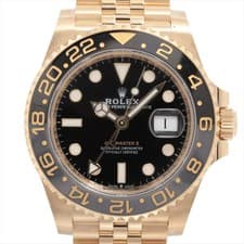 Rolex GMT Master II 126718GRNR YG YG AT black dial