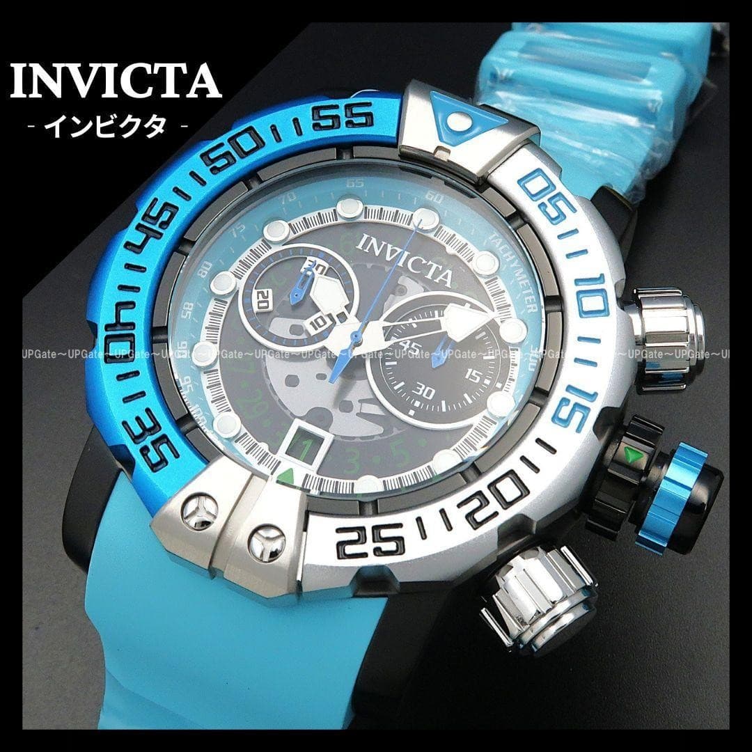Invicta Sea Hunter 44848 Blue Divers Watch Used