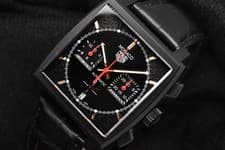 2025 Tag Heuer Monaco Chronograph "Dark Lord" 39mm Black DLC Titanium CBL2180 FS
