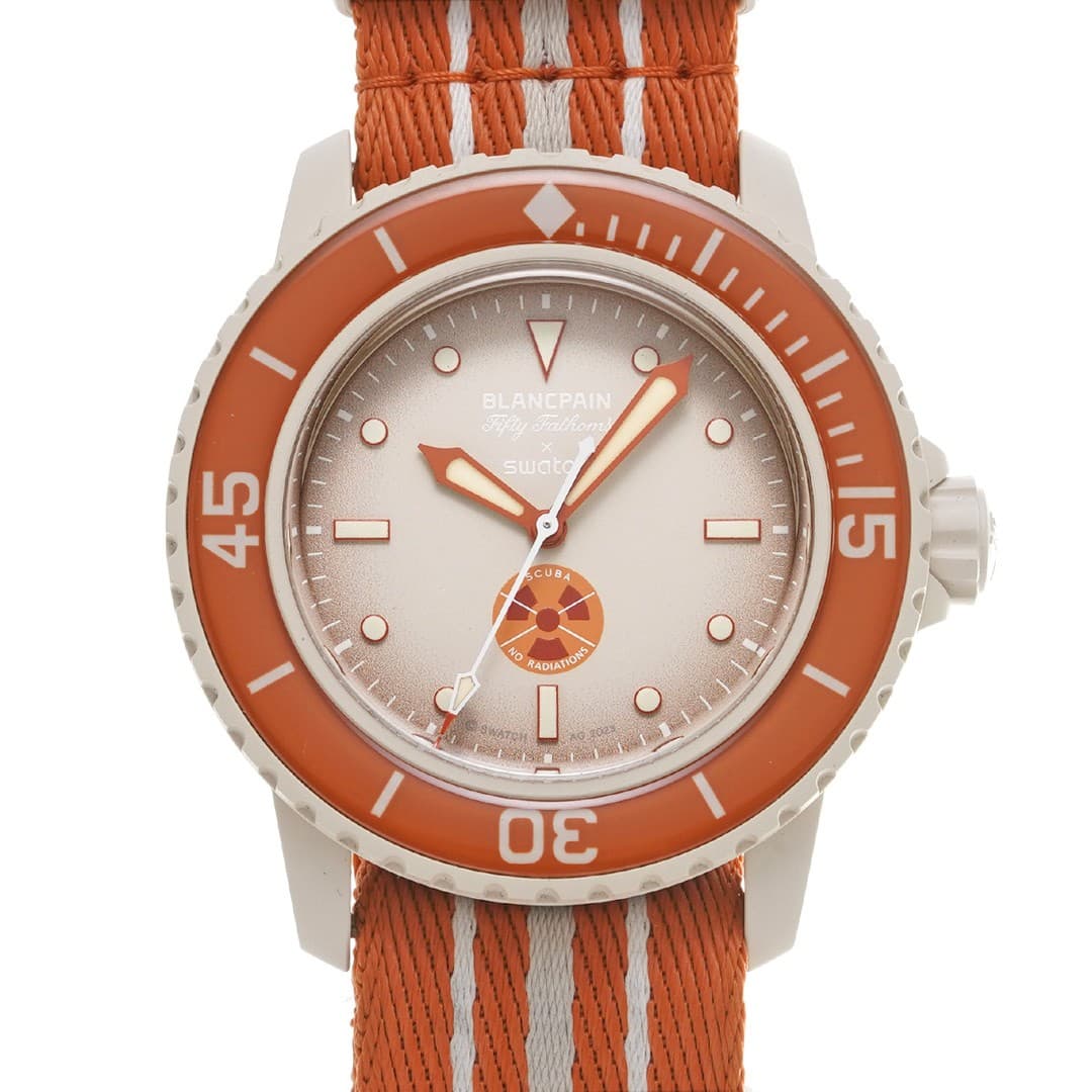 Swatch Men's Analog Watch Beige Gradient Used Japan From Japan