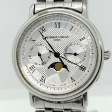 Frederique Constant 1272600 Men’s Quartz White Dial Silver Watch From Japan