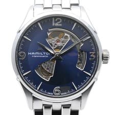 Used HAMILTON H32705141 Jazzmaster Open Heart Auto Blue Automatic 42mm