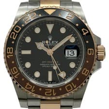 ROLEX GMT-Master2 1276711CHNR Black Pink Gold/Stainless Steel Automatic #OK105