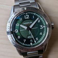 Nodus Sector Pilot Phantom Automatic Watch NH36 39mm Green Dial