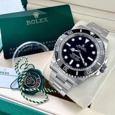 2025 Unworn Rolex 41mm Submariner 124060 Box / Papers - Full Stickers + Hangtag!