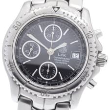 TAG HEUER CT5111 Link Chronograph Men's Watch From Japan G0417