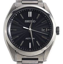 SEIKO Astron Origin SBXY033 Men's Watch Titanium Solar with Box