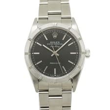 ROLEX Air King Engine turned bezel 14010 Serial A Automatic Mens 90314276